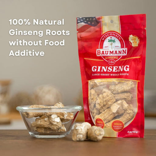 Natural Wisconsin Ginseng Roots