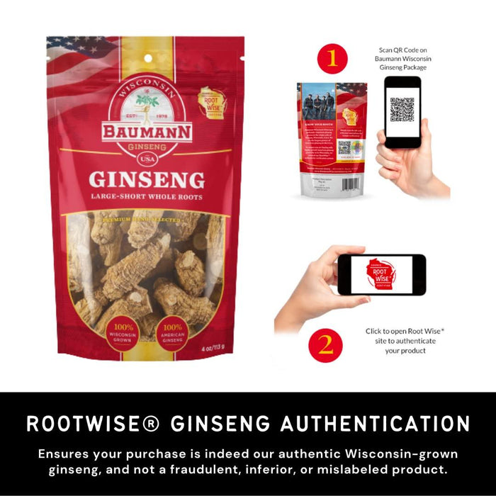 American Wisconsin Ginseng Roots