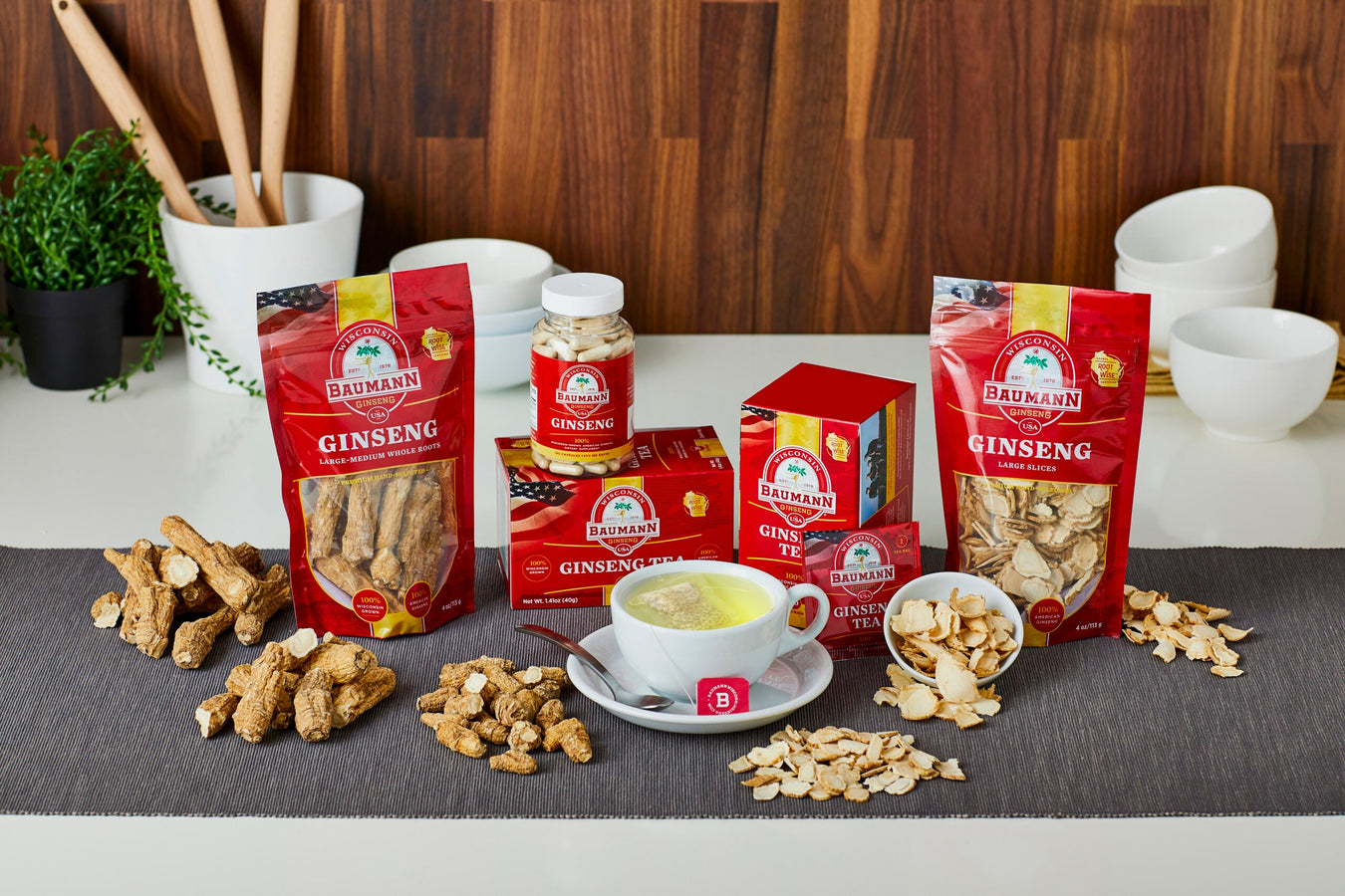 Baumann Ginseng Collection: Premium Wisconsin-Grown Ginseng Products