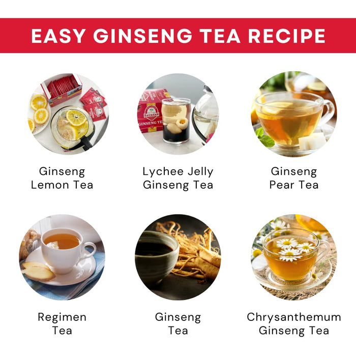 Baumann Wisconsin Ginseng Tea Bags (20 Tea Bags) - Authentic Panax Wisconsin Grown Panax Ginseng Herbal Tea - Healthy Green Tea with Antioxidant Ginsenosides for Enhanced Focus & Energy