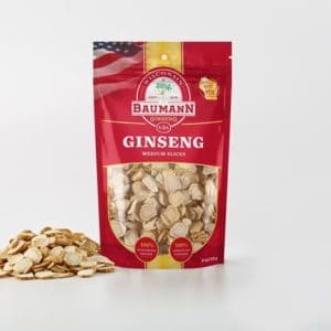 Wisconsin Ginseng Slices - Medium - Front