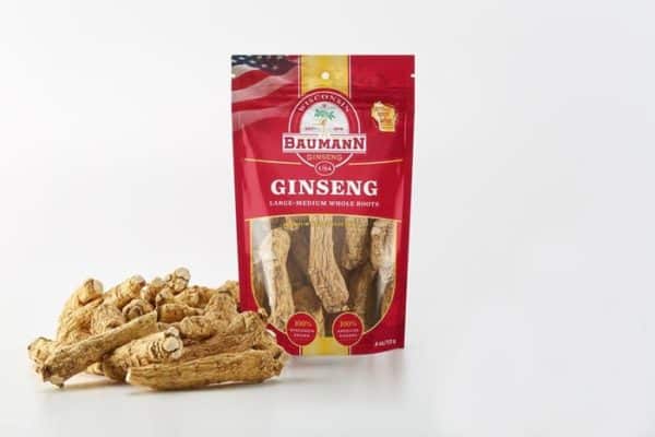 Wisconsin Ginseng Large Root Medium Fromt